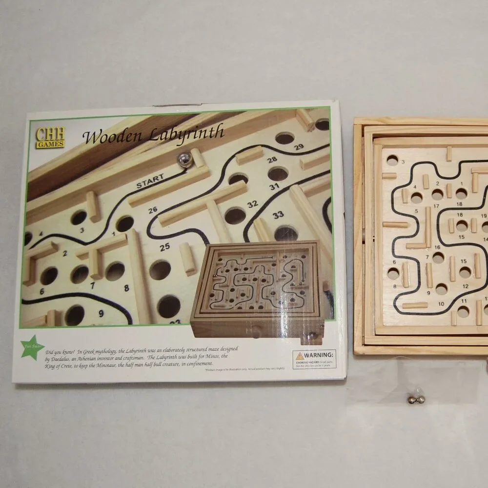 NIB Wooden Labyrinth Game - Picture 8 of 12